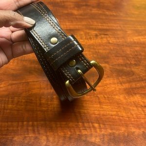 Scandia Woods leather belt